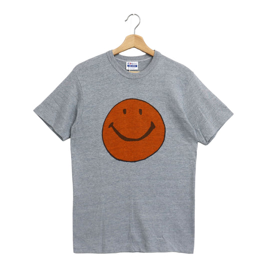 Copycat : Smile S/S Tee- Grey×Orange