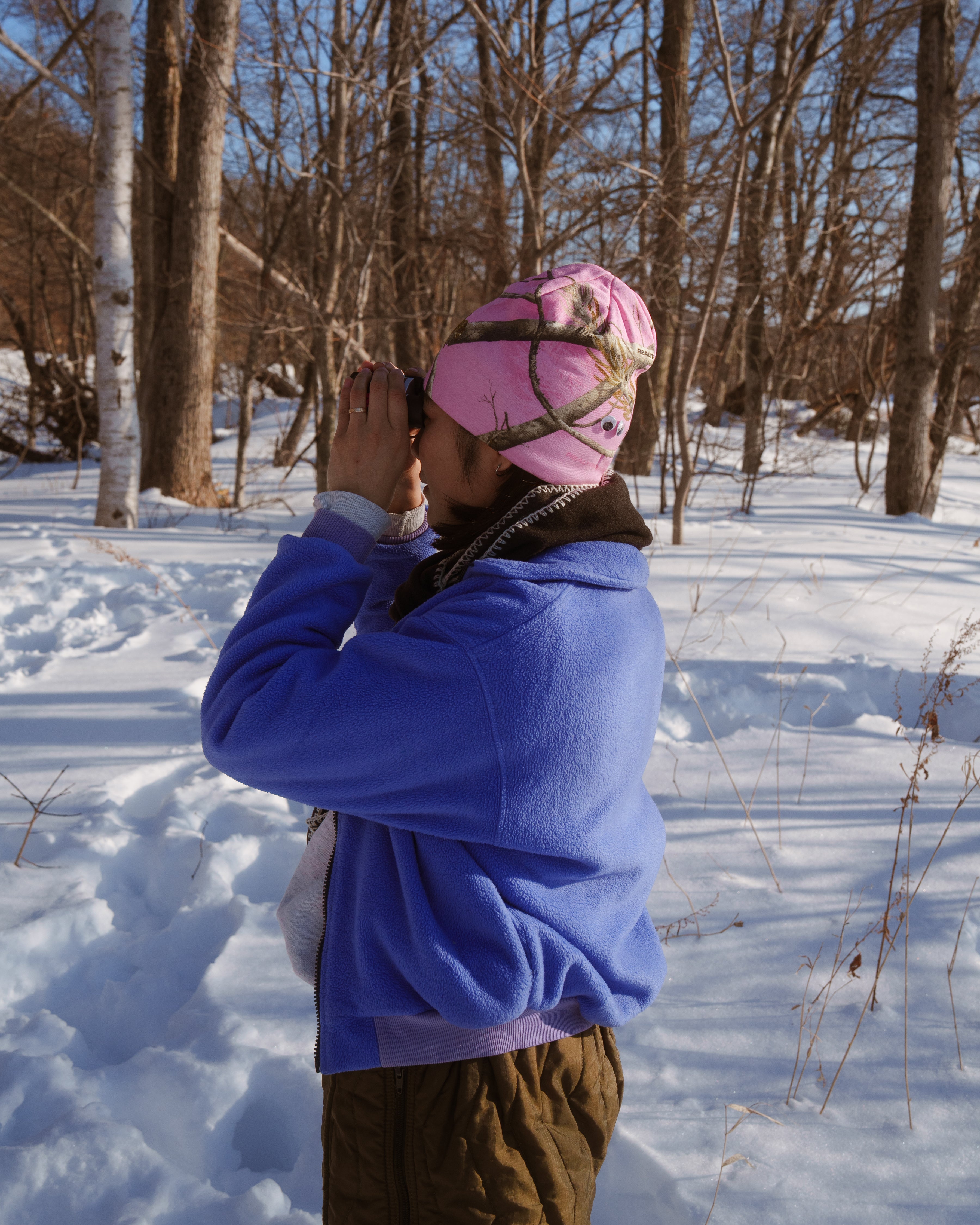INFIELDER DESIGN : C-595 Real tree eye BEANIE – TAMANIWA