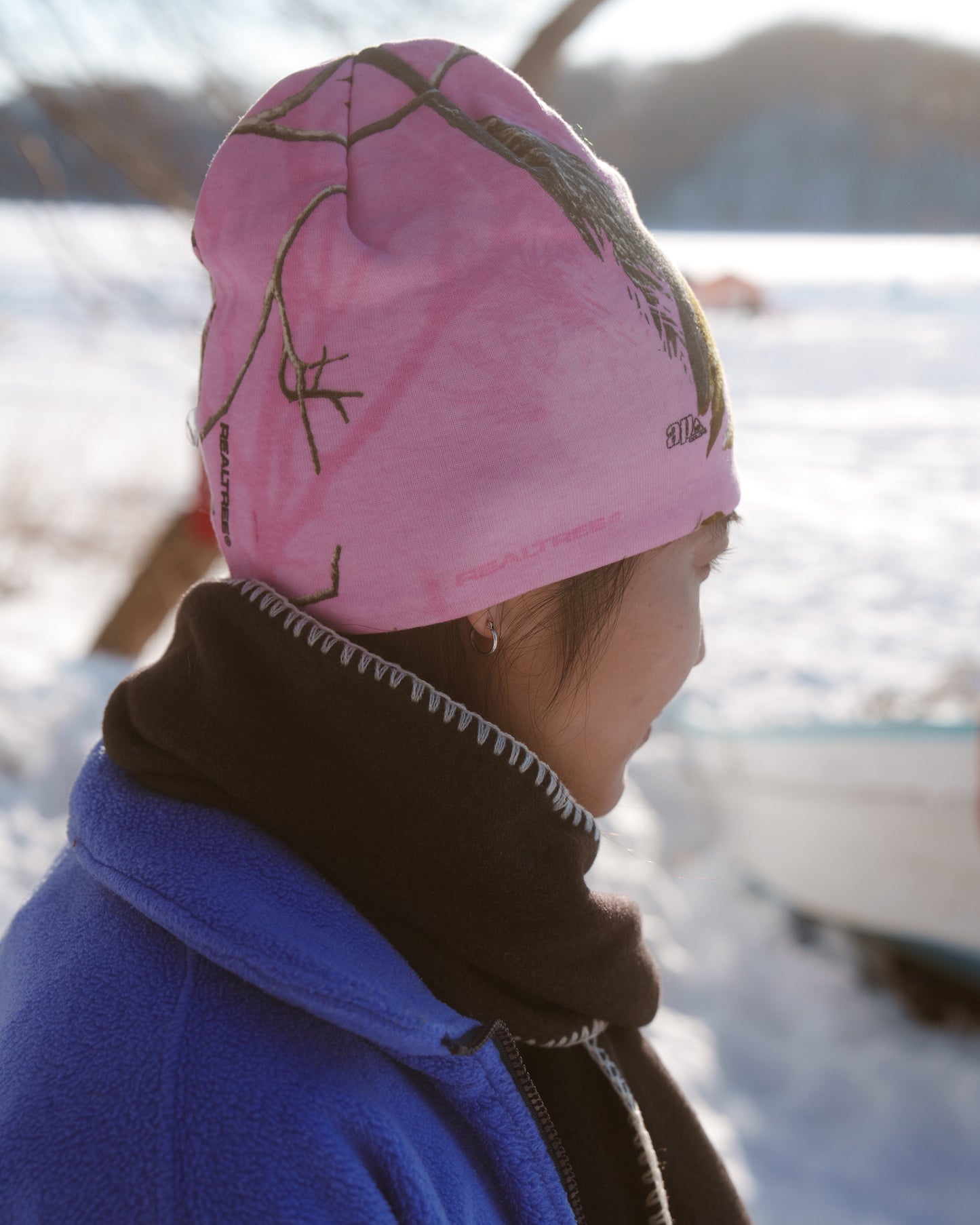 INFIELDER DESIGN : C-595 Real tree eye BEANIE