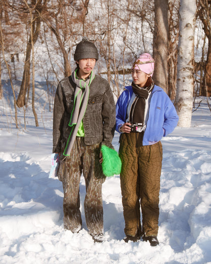 INFIELDER DESIGN : AC-143 blanket stitch fleece Muff