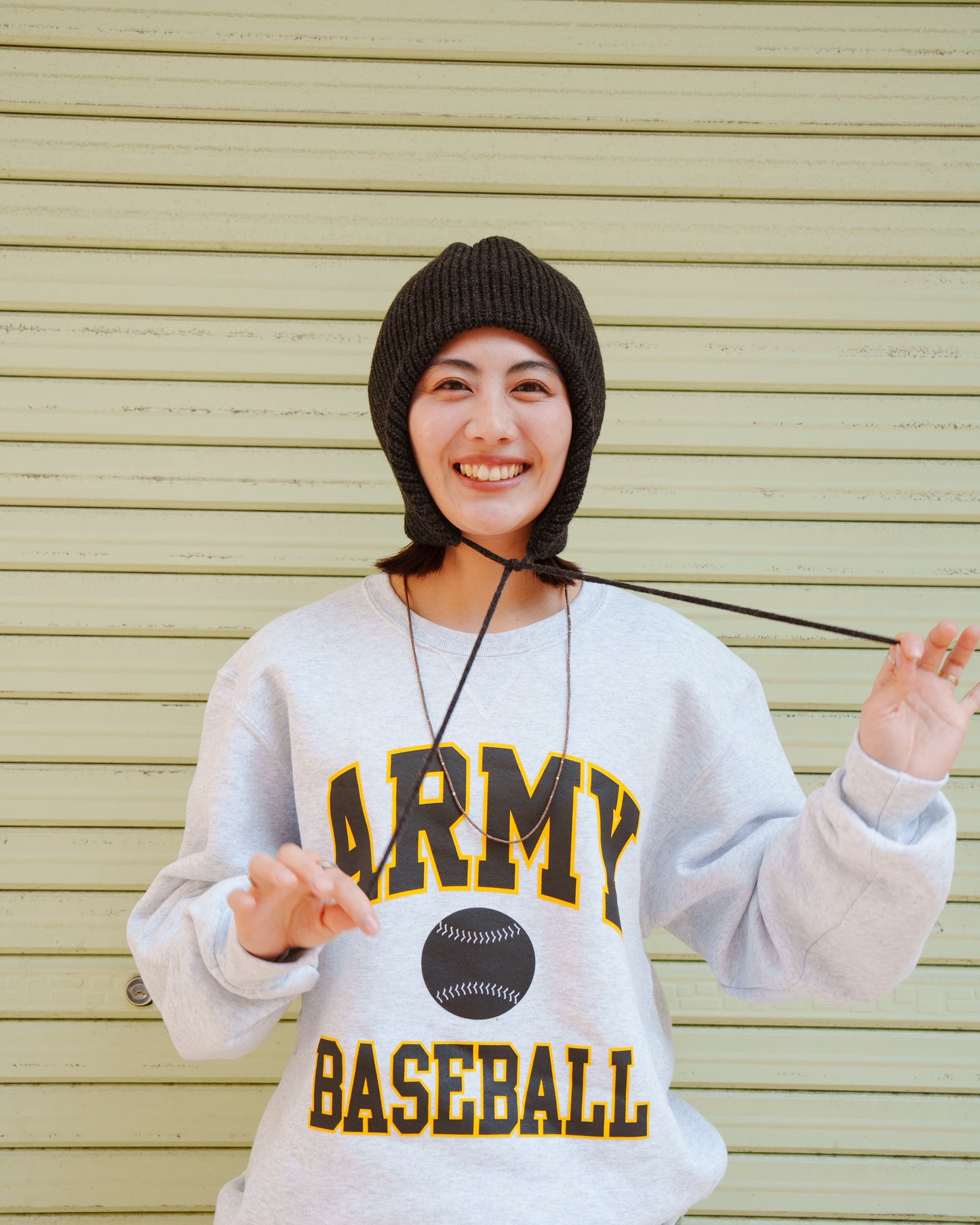 INFIELDER DESIGN : C-592 Ear Flaps Knit Cap