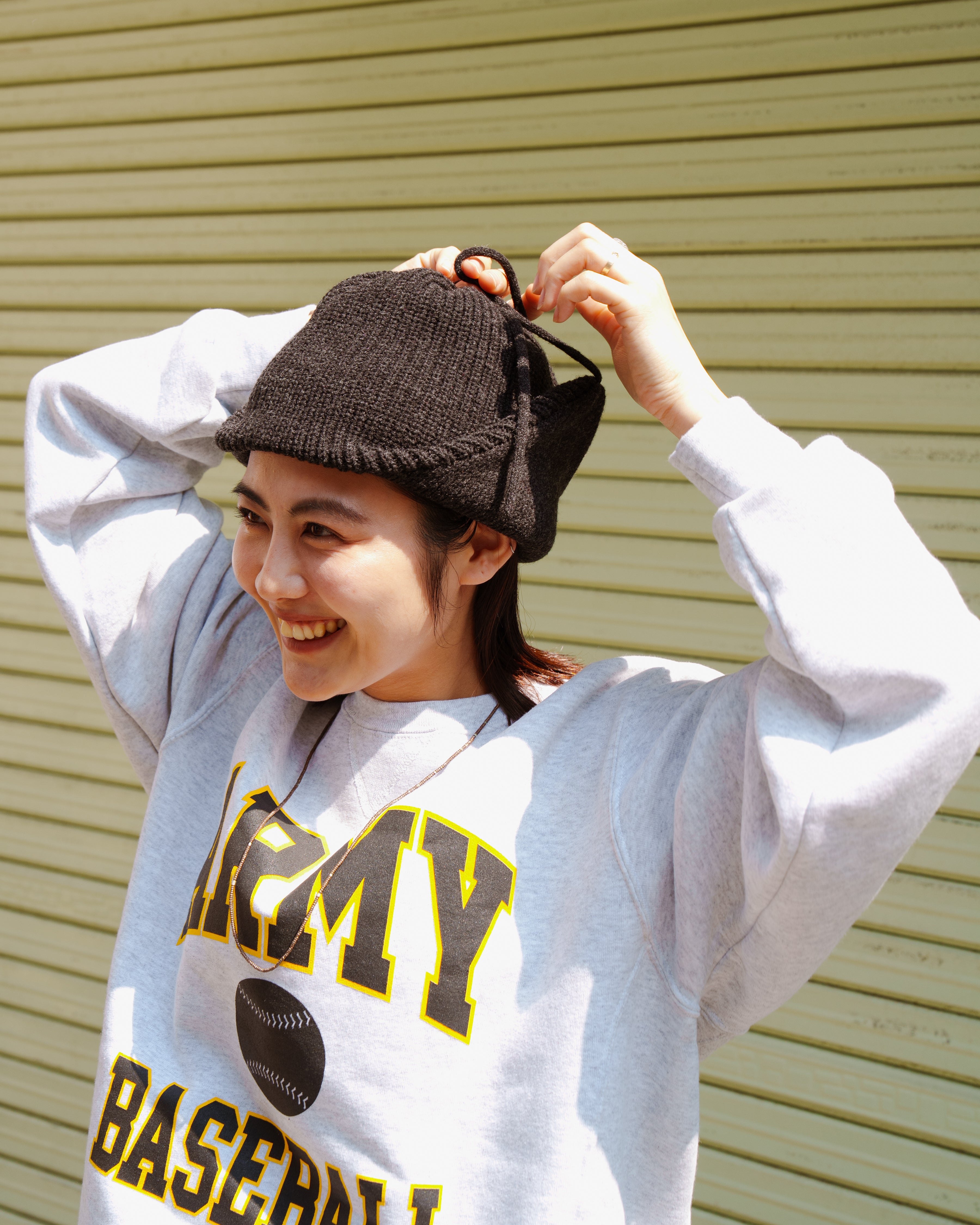INFIELDER DESIGN : C-592 Ear Flaps Knit Cap – TAMANIWA