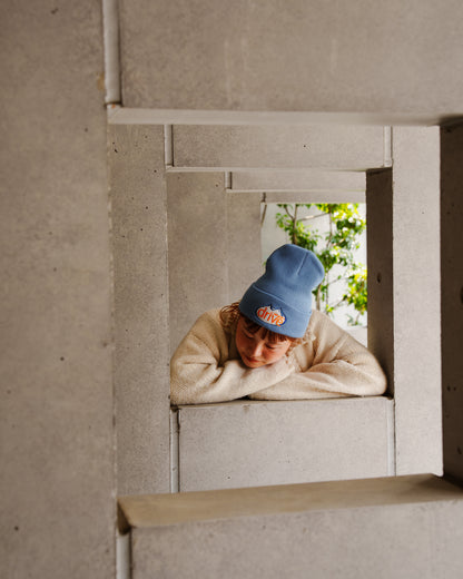 INFIELDER DESIGN : C-596 EMB KNIT CAP
