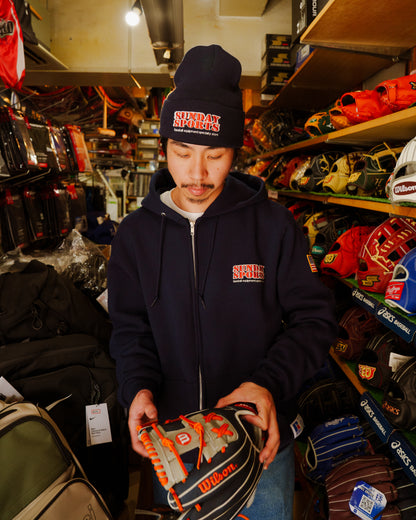 TAMANIWA×SUNDAY SPORTS  : TS-4 TAMA SS ZIP HOODIE