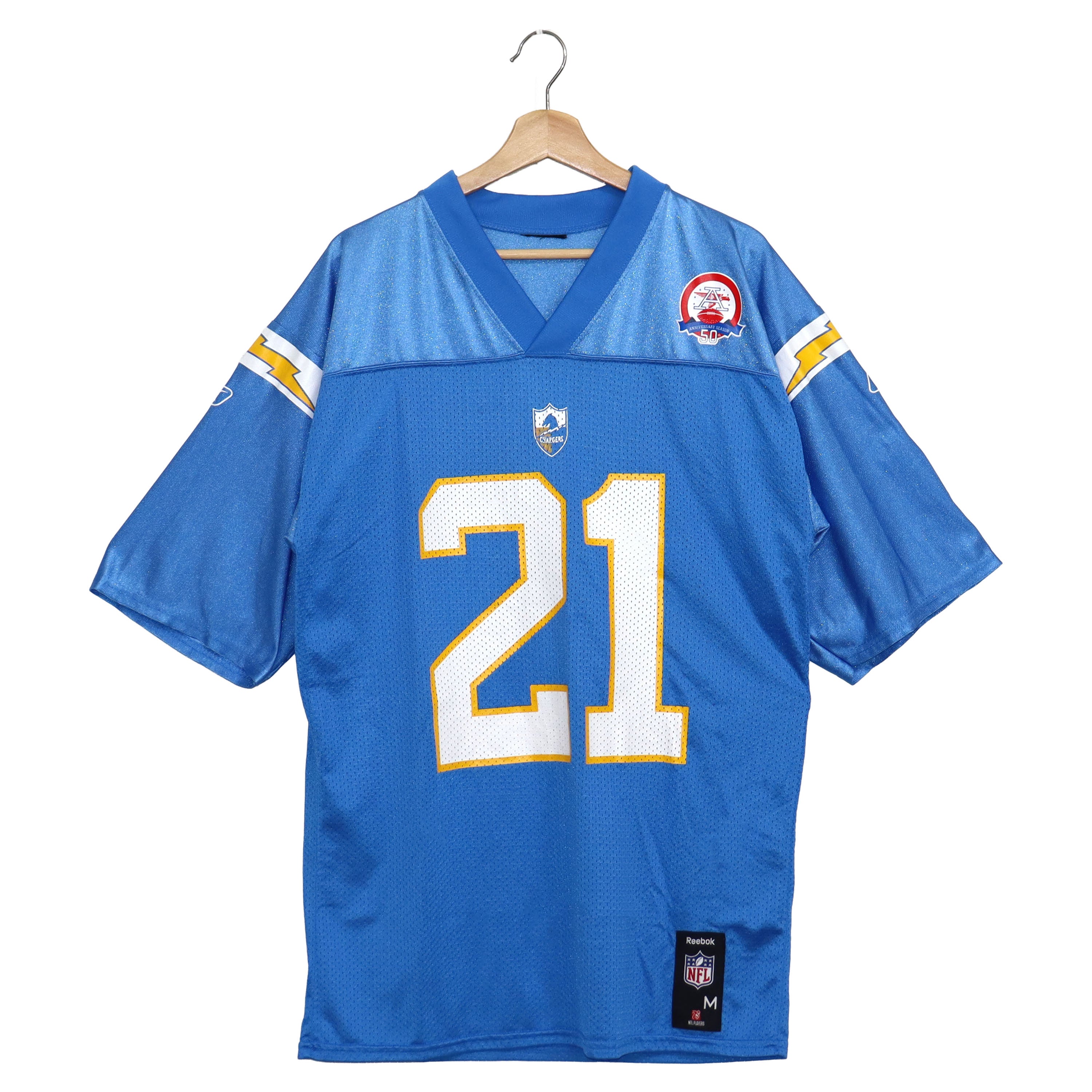used : (Reebok) NFL Chargers 50th Anv. Football Tee – TAMANIWA
