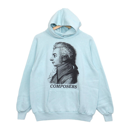 Copycat: Composer Hoodie (Mozart) - LT. BLUE