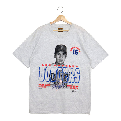 used : (Nutmeg) LA Dodgers #16 NOMO Face Tee