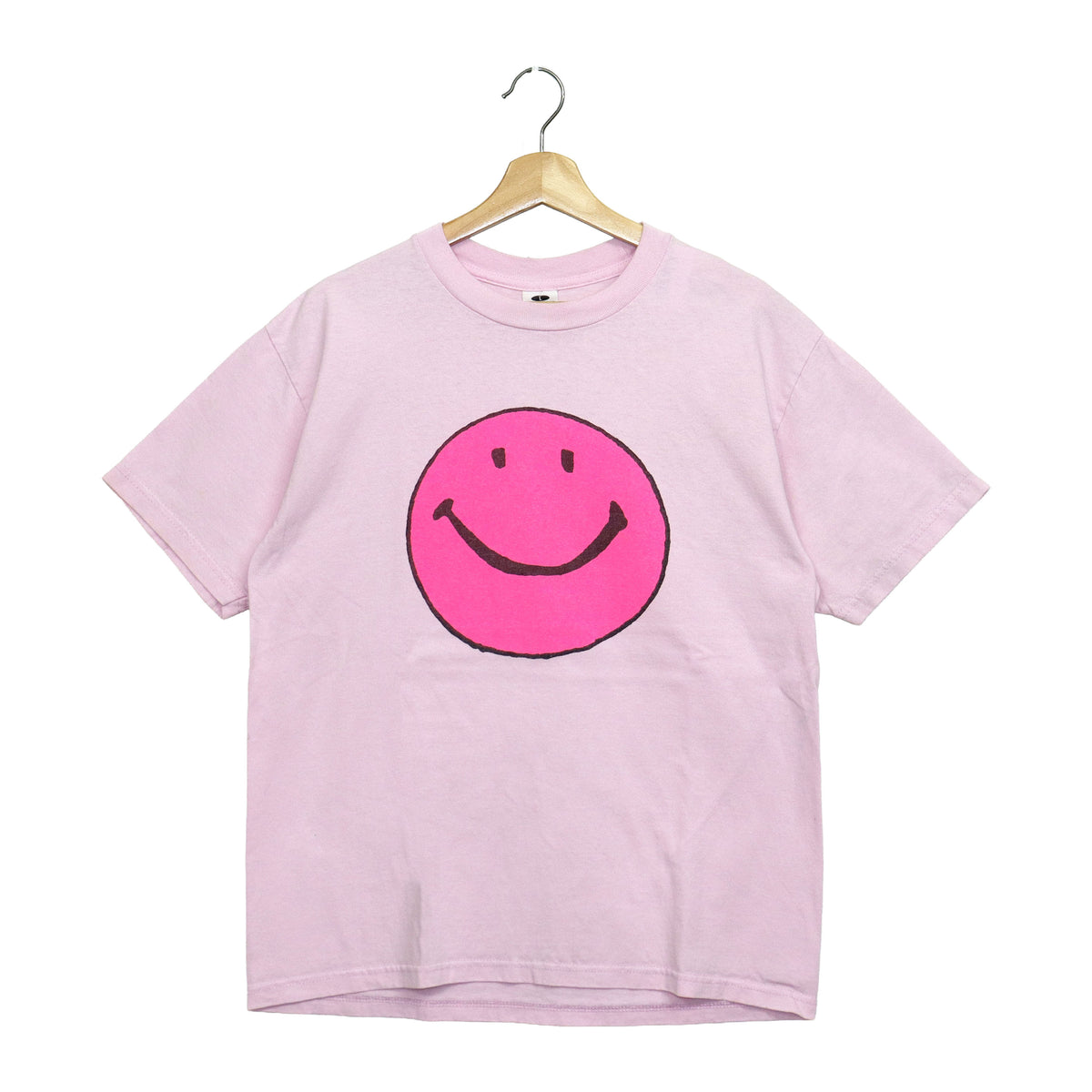 Copycat : Smile S/S Tee- Pink×Pink