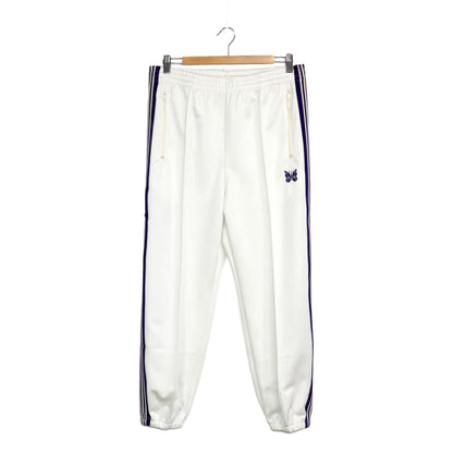 Needles : Zipped Track Pant - Poly Smooth【WHITE】