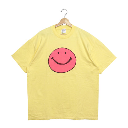 Copycat : Smile S/S Tee- Yellow×Pink